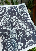 Skull Linocut Print
