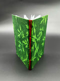 Green Floral Journal - Lined, Heavyweight Paper, Hard Spine, Long Stitch, Lakota Paper