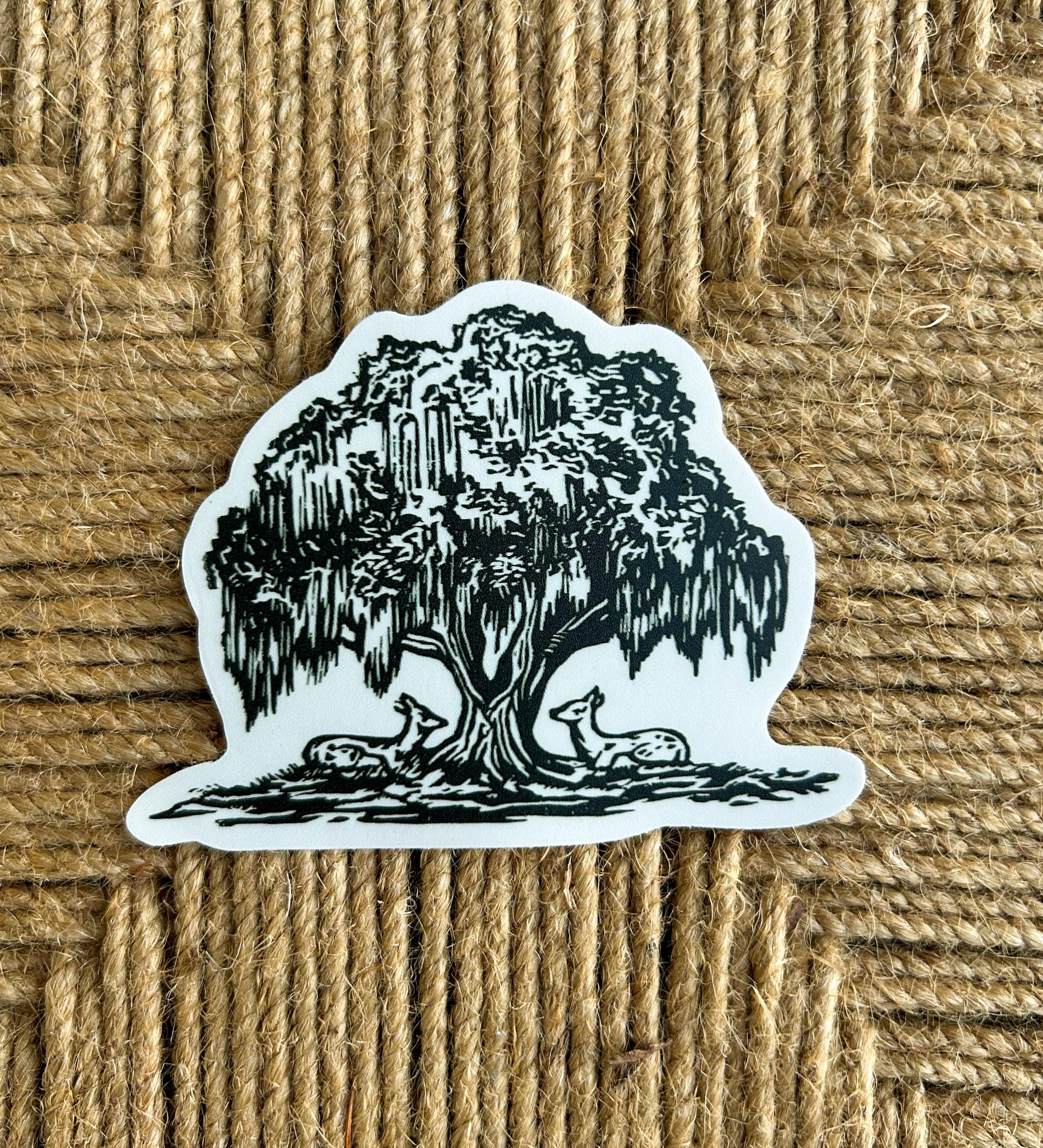 Willow & Deer Sticker