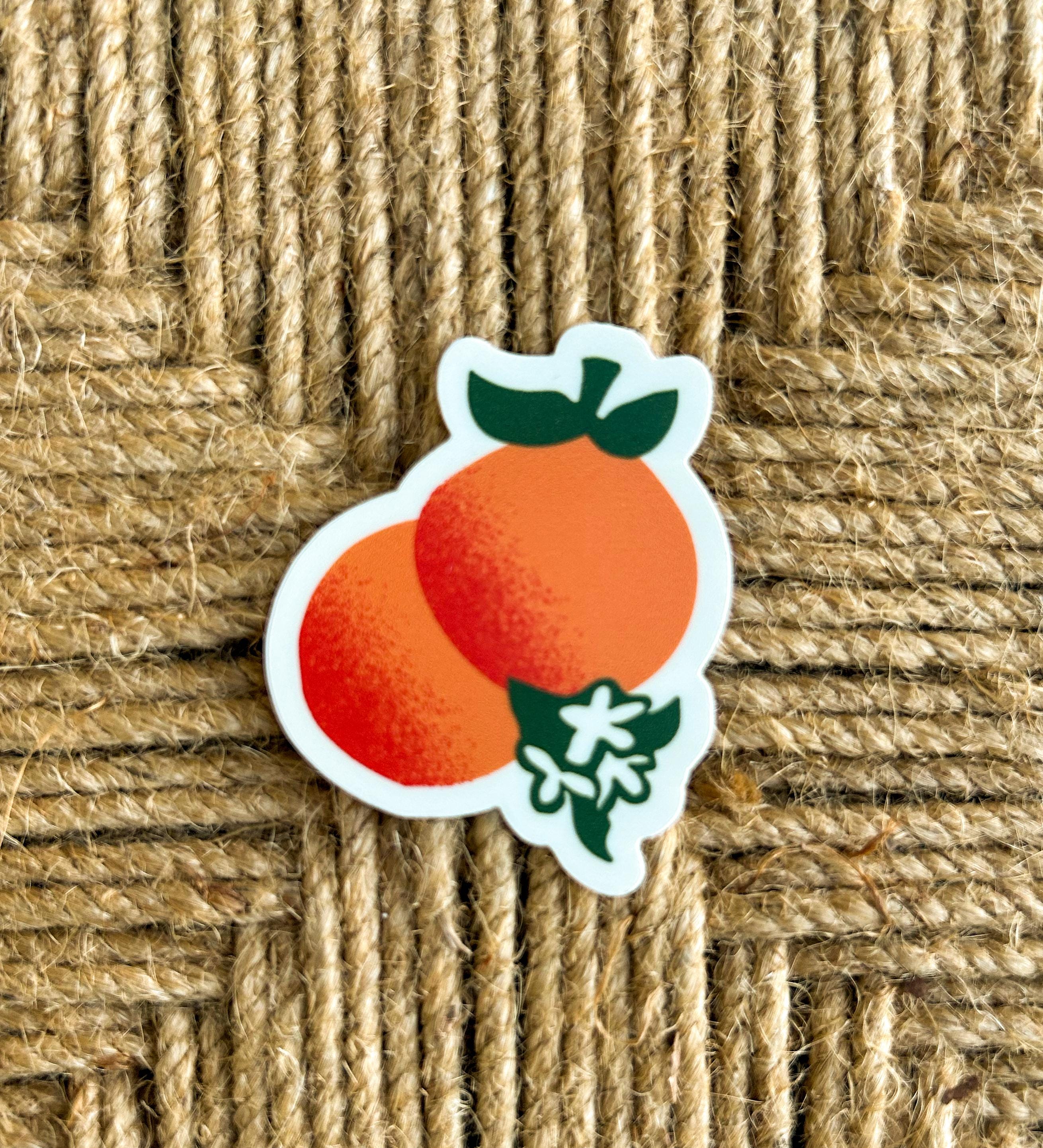 Orange Sticker