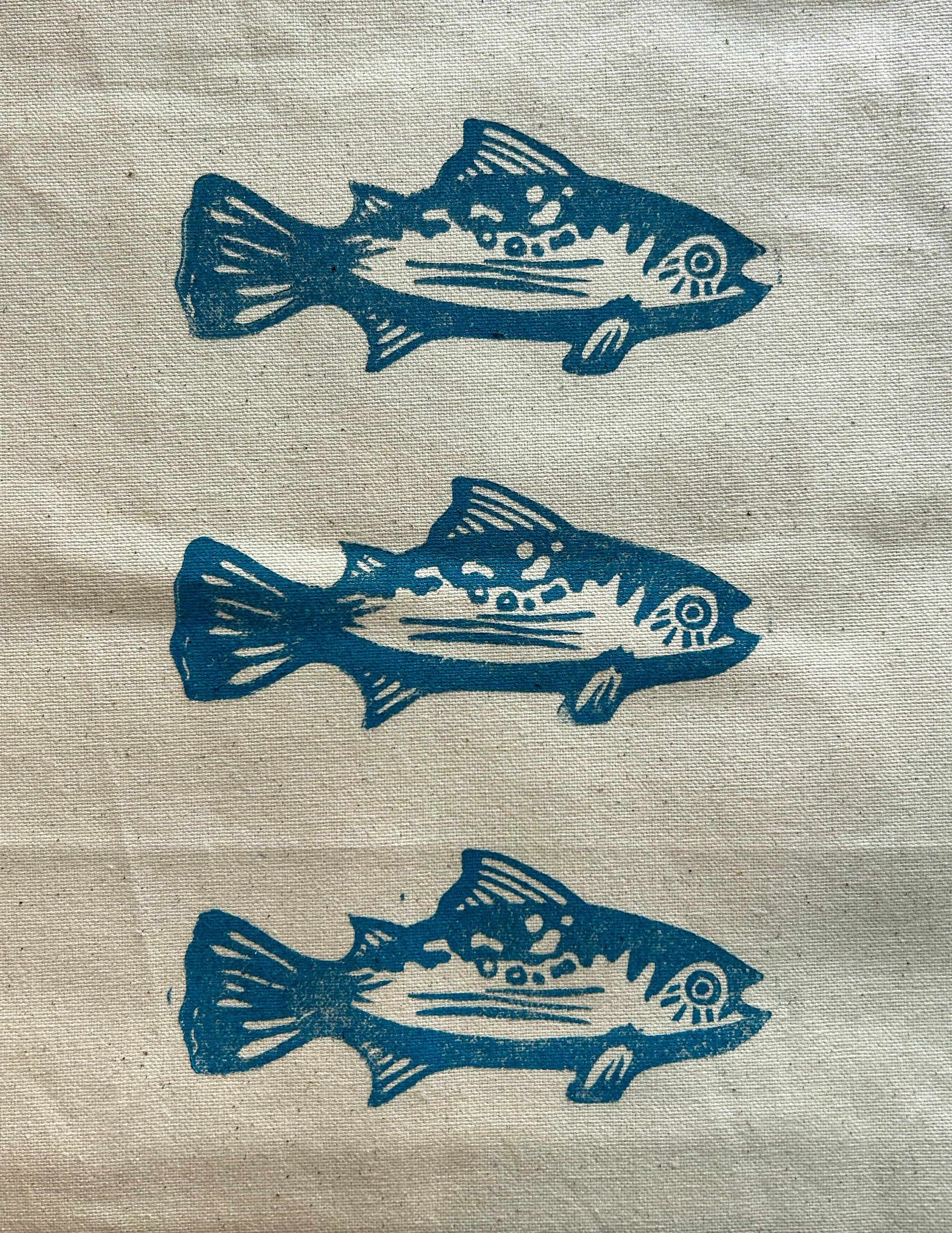 Trout Tote Bag