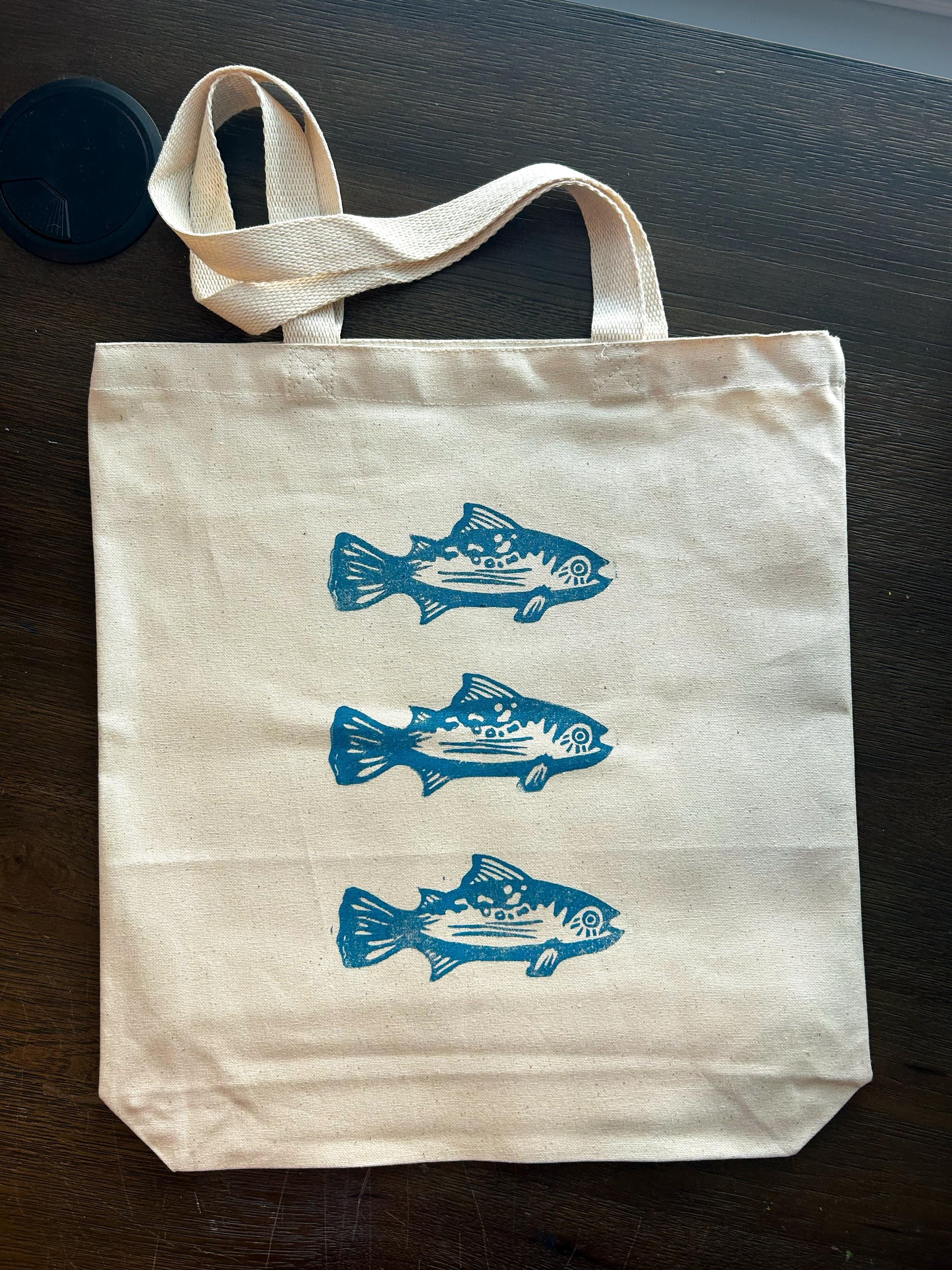 Trout Tote Bag