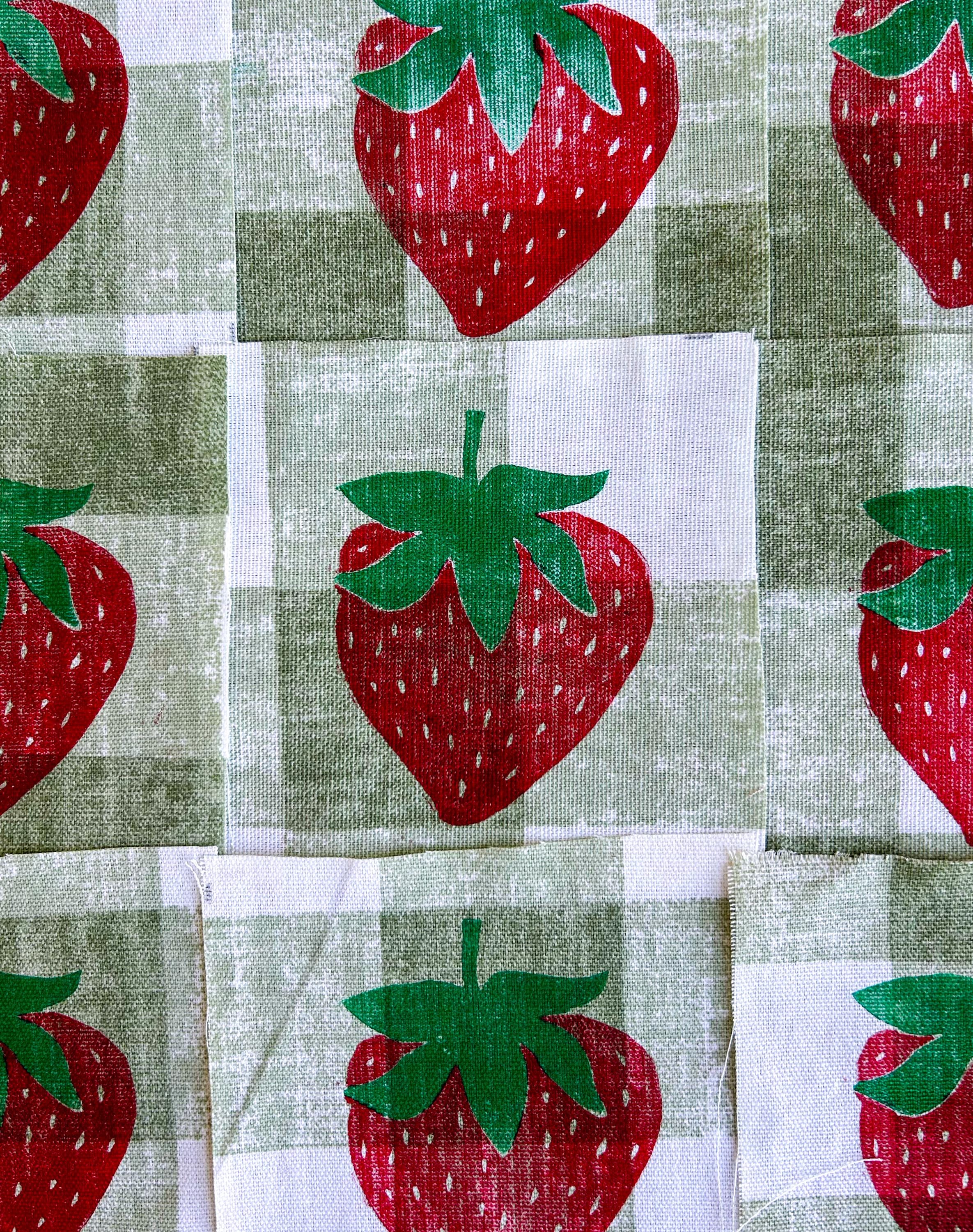 Strawberry Sew-On Patch