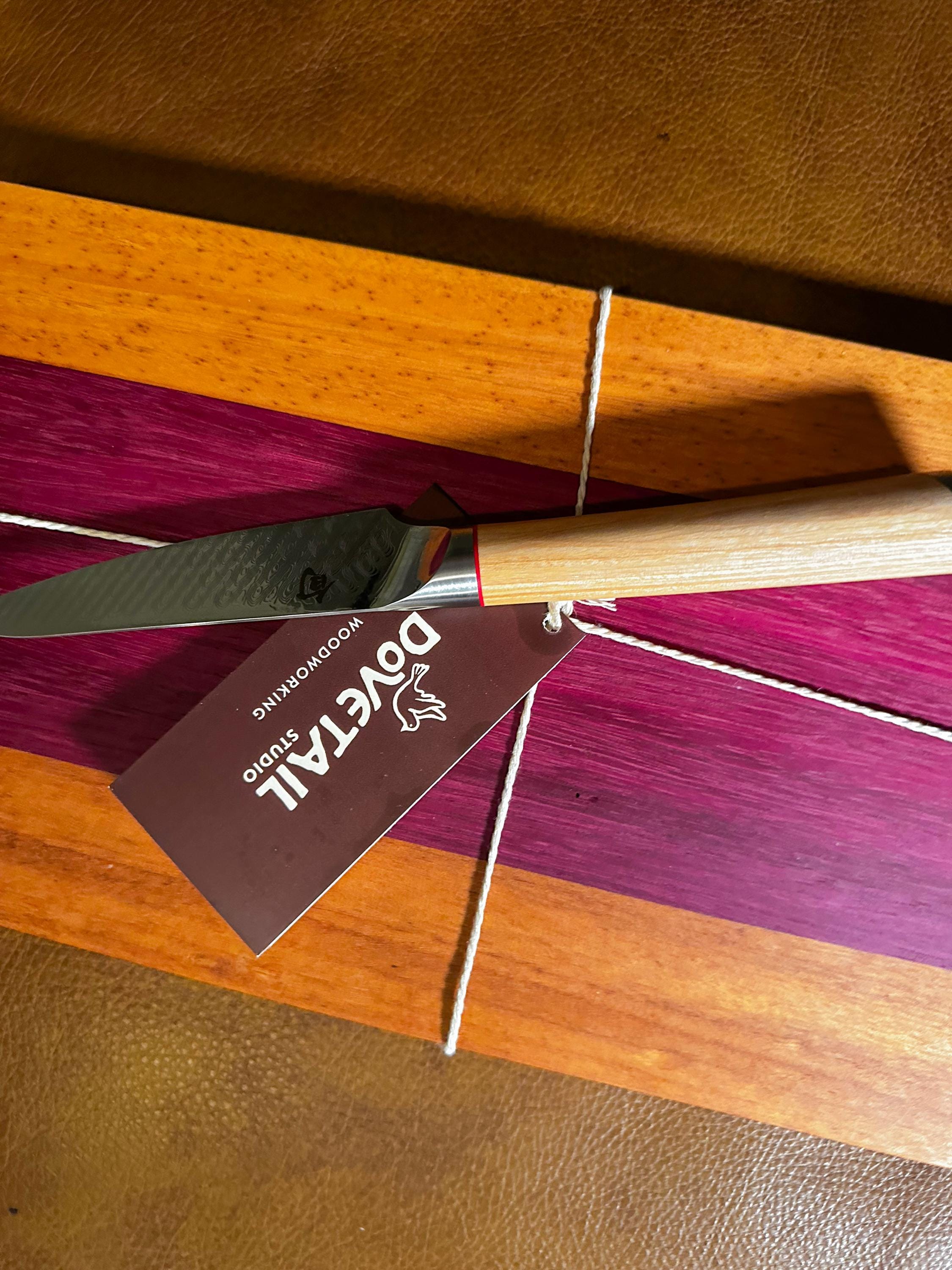 Striped Purple Heart Cutting Board
