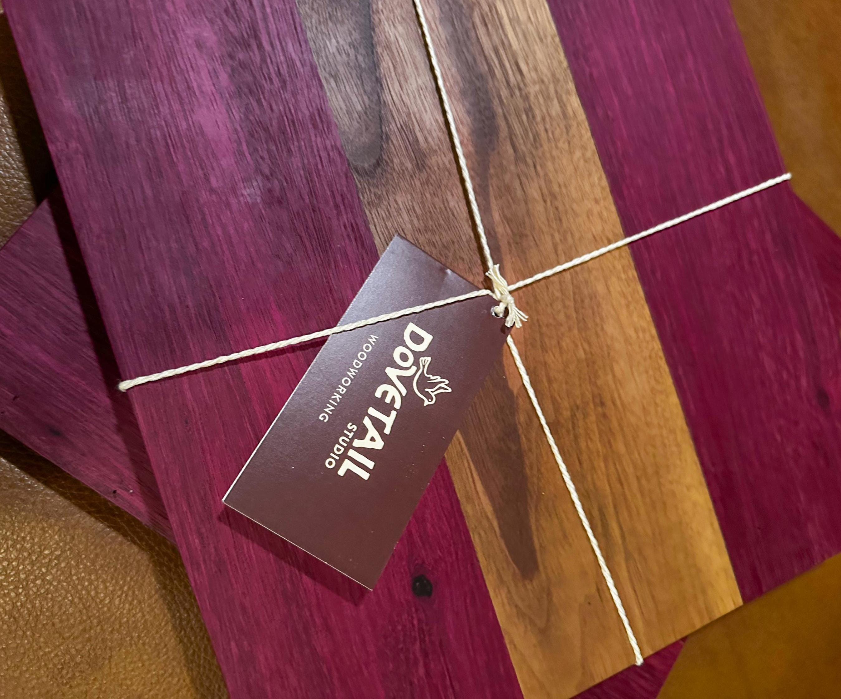 Purpleheart & Walnut Cutting Board