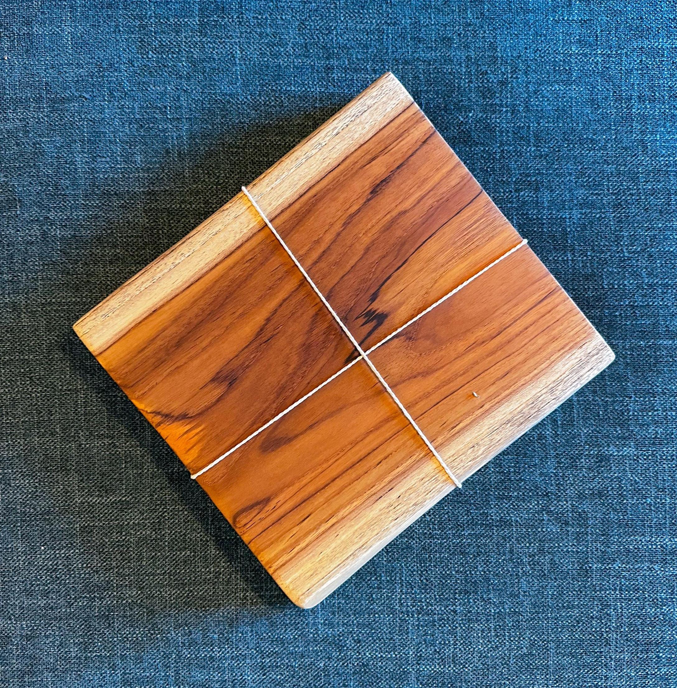 Raw Edge Teak Cutting Board